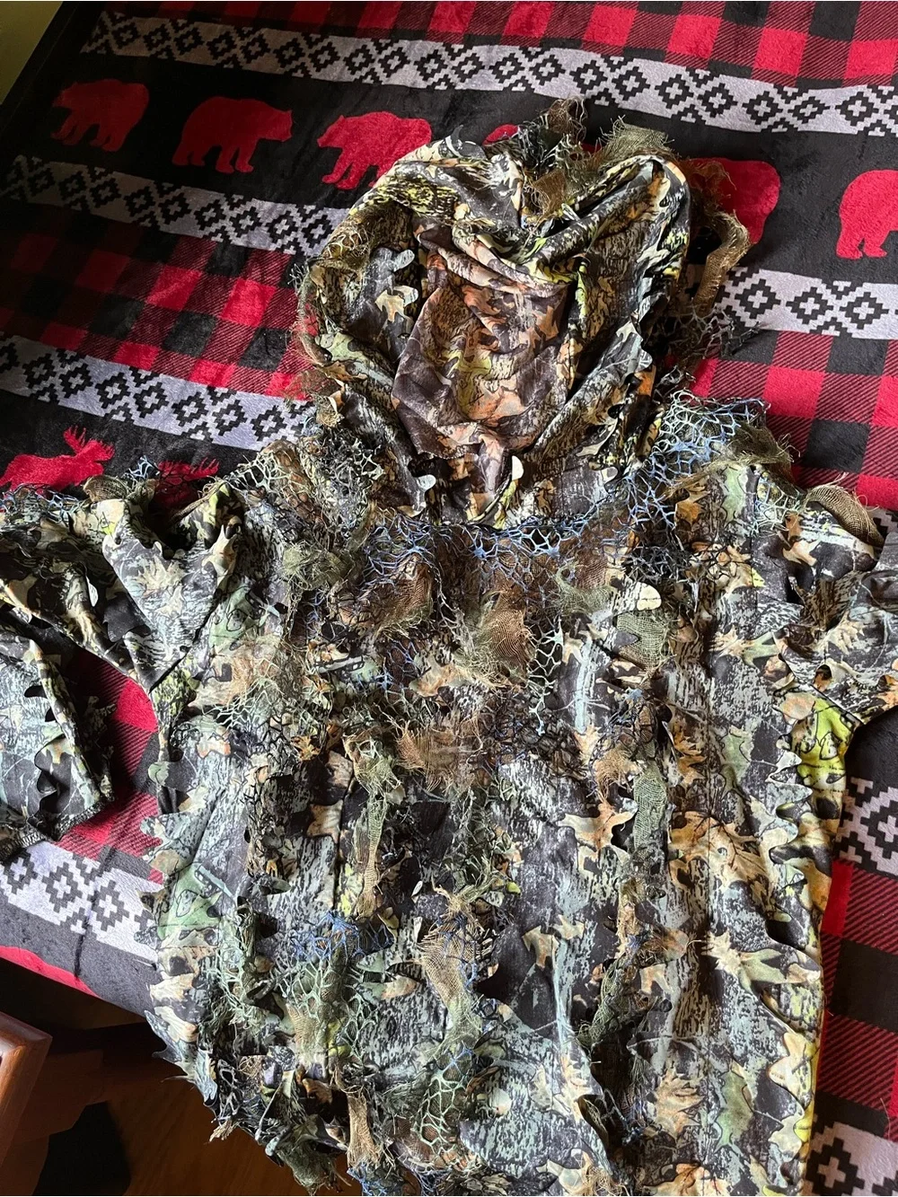 Halloween Ghillie Suit Costume - Kids XL